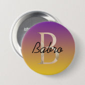 Stilvoller, farbenfroher, benutzerdefinierter Farb Button (Vorne & Hinten)