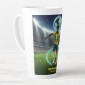 Stilvoller Fußballfan-Kaffeebecher Milchtasse (Linke Ecke)