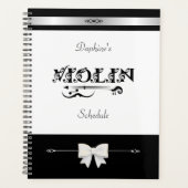 Stilvoller Geigen-Schüler-Stundenplan-Organizer Planer (Vorderseite)