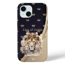 Stilvoller Glaube Löwe von Juda Beige Navy Gold Kr