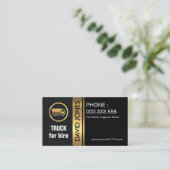 Stilvoller Goldrausch Visitenkarte (Stehend Vorderseite)