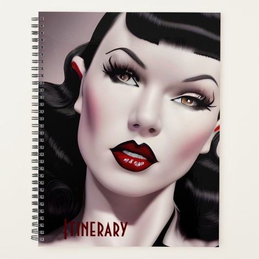 Stilvoller Gotischer Reiseplaner Planer (Vorderseite)