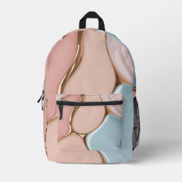 Stilvoller Grafik-Rucksack Bedruckter Rucksack