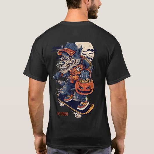 Stilvoller Grafik-T - Shirt (Rückseite)