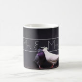 Stilvoller Herr u. Frau Pigeon Mugs Kaffeetasse (Mittel)