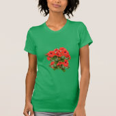 Stilvoller Hibiskus Bloms Blumengarten Spaß T-Shirt (Vorderseite)