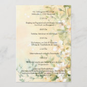 Stilvoller Hochzeit in Pastell Programm (Rückseite)