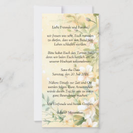 Stilvoller Hochzeit in Pastell Save The Date