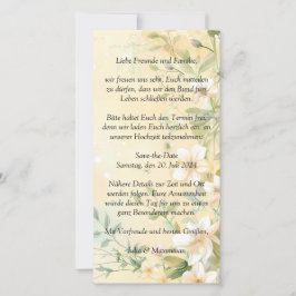 Stilvoller Hochzeit in Pastell Save The Date