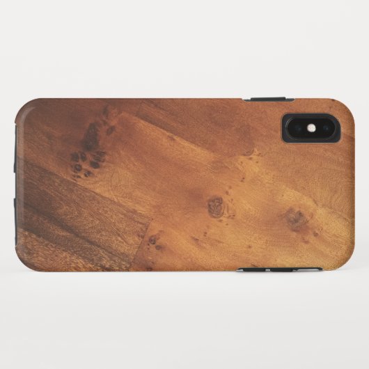 Stilvoller hölzerner Kornwoodgrain-hölzerner Blick Case-Mate iPhone Hülle (Rückseite (Horizontal))