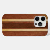 Stilvoller Holzkorneffekt Case-Mate iPhone Hülle (Rückseite (Horizontal))