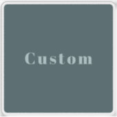 Stilvoller Individuelle Name oder anderer Text | B Aufkleber (Vorderseite)