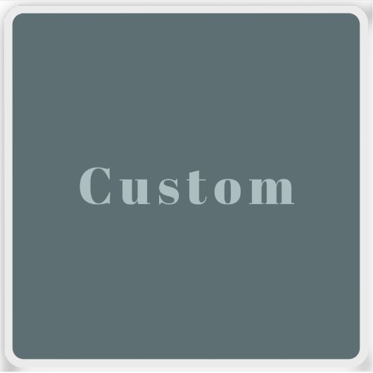 Stilvoller Individuelle Name oder anderer Text | B Aufkleber (Vorderseite)