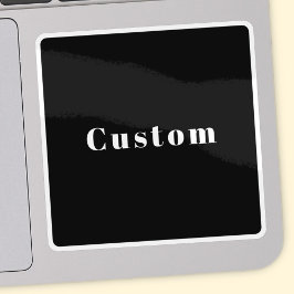 Stilvoller Individuelle Name oder anderer Text | S Aufkleber