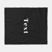 Stilvoller Individuelle Name oder anderer Text | S Fleecedecke (Vorderseite (Horizontal))