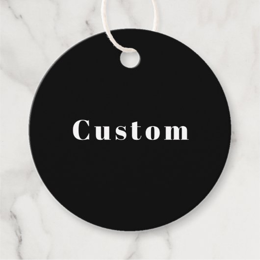 Stilvoller Individuelle Name oder anderer Text | S Geschenkanhänger (Vorderseite)