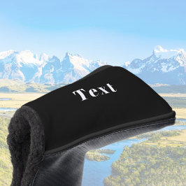 Stilvoller Individuelle Name oder anderer Text | S Golf Headcover