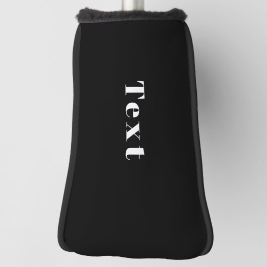 Stilvoller Individuelle Name oder anderer Text | S Golf Headcover (Rotieren 90)