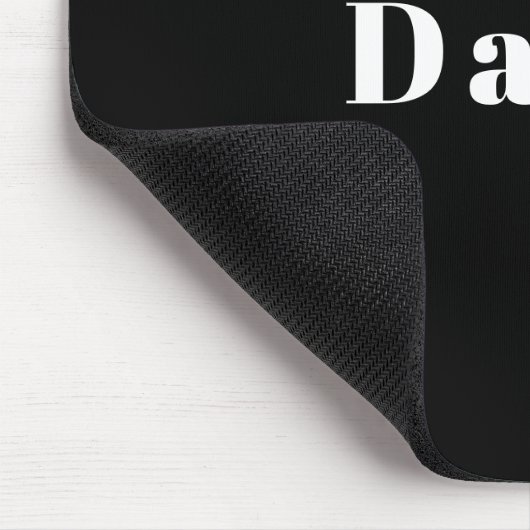 Stilvoller Individuelle Name oder anderer Text | S Mousepad (Ecke)
