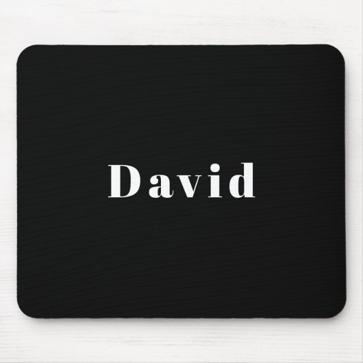Stilvoller Individuelle Name oder anderer Text | S Mousepad (Vorne)