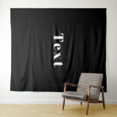 Stilvoller Individuelle Name oder anderer Text | S Wandteppich (Beispiel (Horizontal))