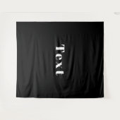 Stilvoller Individuelle Name oder anderer Text | S Wandteppich (Vorderseite (Horizontal))