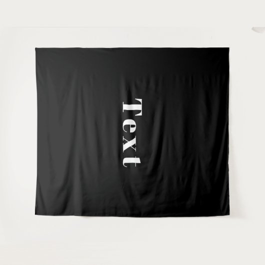 Stilvoller Individuelle Name oder anderer Text | S Wandteppich (Vorderseite (Horizontal))