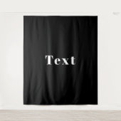 Stilvoller Individuelle Name oder anderer Text | S Wandteppich (Vorderseite)