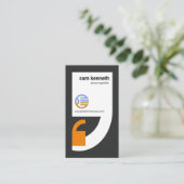 Stilvoller Journalist der Mark Reporter Visitenkarte (Stehend Vorderseite)