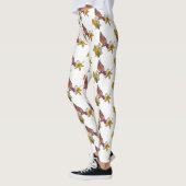 Stilvoller Kardinal und Blume - Leggings (Links)
