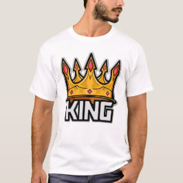 Stilvoller King Crown T - Shirt