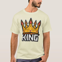 Stilvoller King Crown T - Shirt