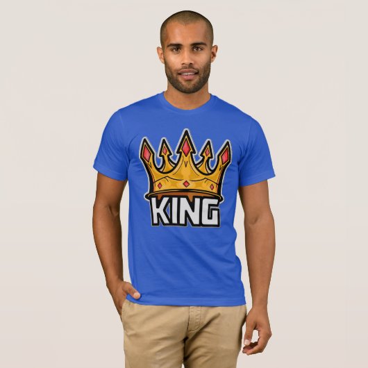 Stilvoller King Crown T - Shirt (Vorne ganz)