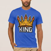 Stilvoller King Crown T - Shirt (Vorderseite)