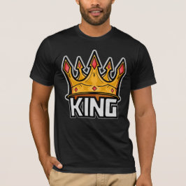 Stilvoller King Crown T - Shirt