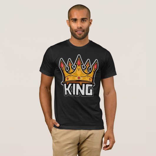 Stilvoller King Crown T - Shirt (Vorne ganz)