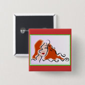 Stilvoller Knopf für Frauen Button (Vorne & Hinten)