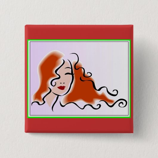 Stilvoller Knopf für Frauen Button (Vorderseite)