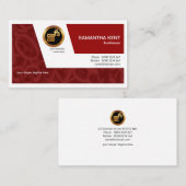 Stilvoller, kreativer Buchhalter Visitenkarte (Vorne/Hinten)