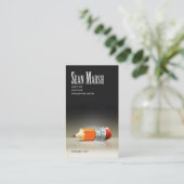 Stilvoller kreativer Korrektor des Visitenkarte (Stehend Vorderseite)