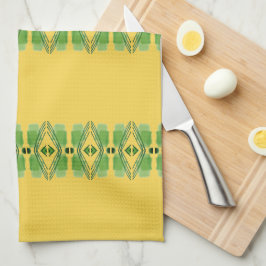 Stilvoller Künstlerischer Streifen Geschirrtuch