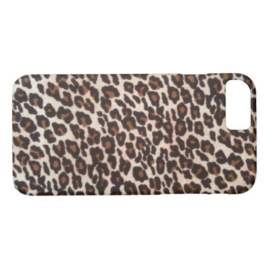 Stilvoller Leopard-Druck Case-Mate iPhone Hülle (Rückseite (Horizontal))