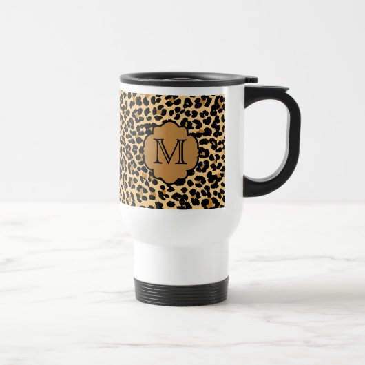 Stilvoller Leopard-Druck-kundenspezifische Reisebecher (Rechts)