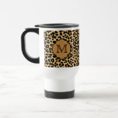 Stilvoller Leopard-Druck-kundenspezifische Reisebecher (Links)