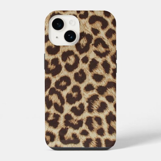 Stilvoller Leopard iPhone ID Case Hülle (Rückseite)