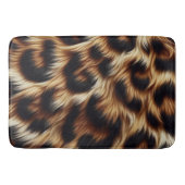 Stilvoller Leopardendruck Badematte (Vorderseite)
