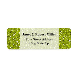 Stilvoller Limoner grüner Glitzer
