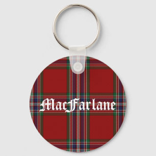 Stilvoller MacFarlane Tartan kariert Schlüsselanhänger