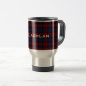 Stilvoller MacLachlan Tartan-karierte Reise-Tasse Reisebecher (VorderseiteRechts)