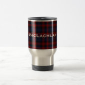 Stilvoller MacLachlan Tartan-karierte Reise-Tasse Reisebecher (Mittel)